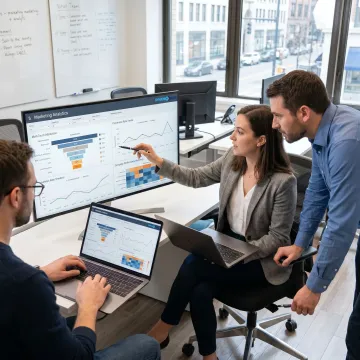Marketing analytics dashboard review