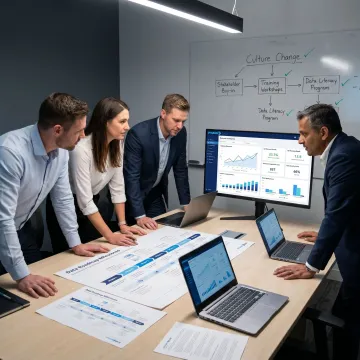AI consultants planning an adoption roadmap with business leaders