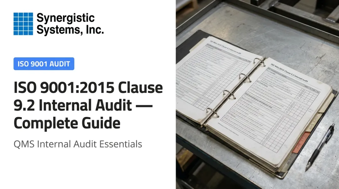 ISO 9001:2015 Clause 9.2 Internal Audit — Complete Guide