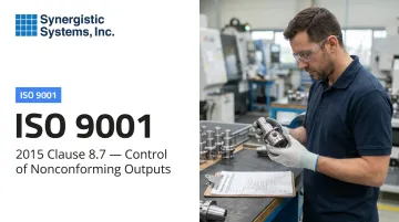 ISO 9001:2015 Clause 8.7 — Control of Nonconforming Outputs