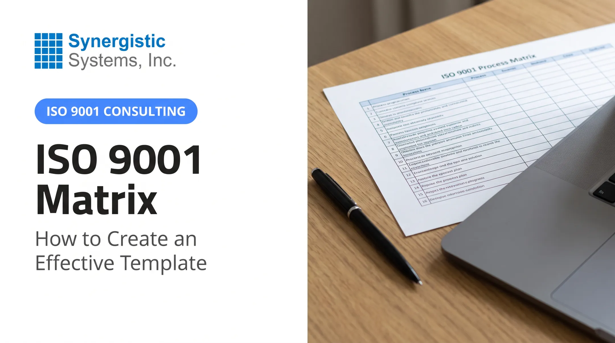 ISO 9001 Matrix: How to Create an Effective Template