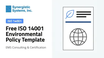 Free ISO 14001 Environmental Policy Template
