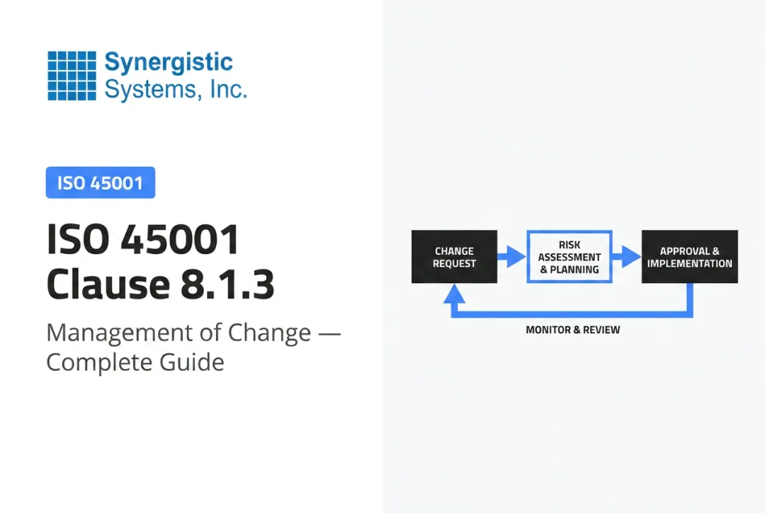 ISO 45001 Clause 8.1.3: Management of Change — Complete Guide