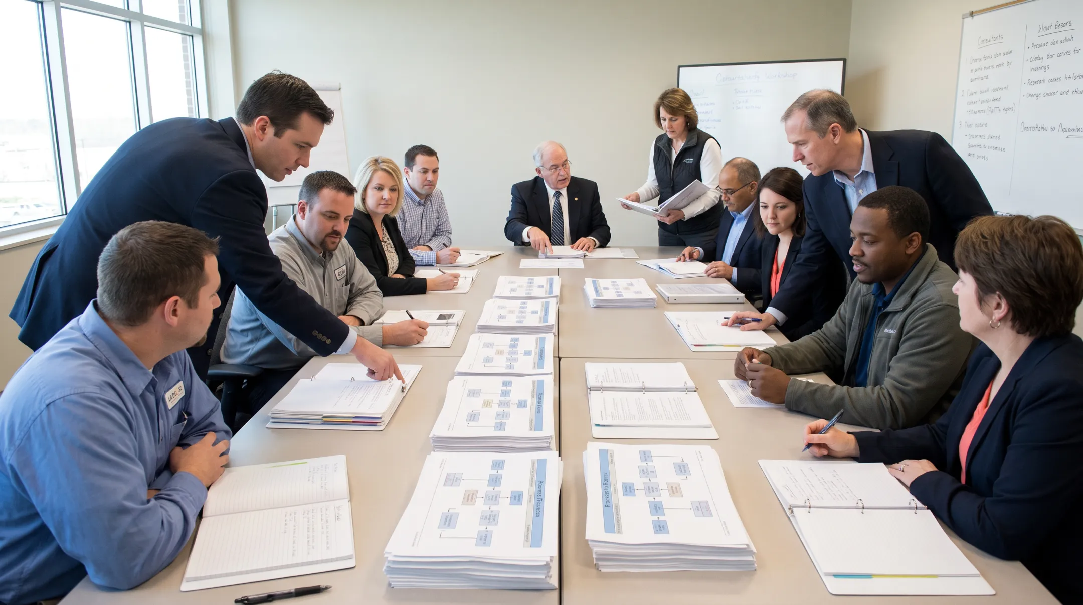 ISO consulting team supporting documented quality management systems
