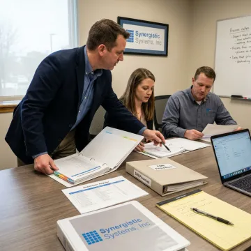 ISO consultant reviewing stakeholder register