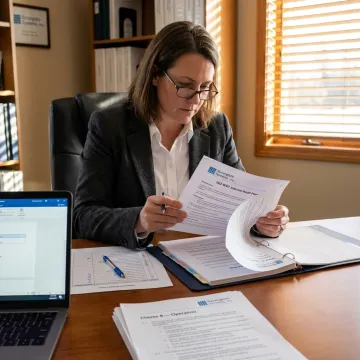ISO 9001 audit checklist and planning documents