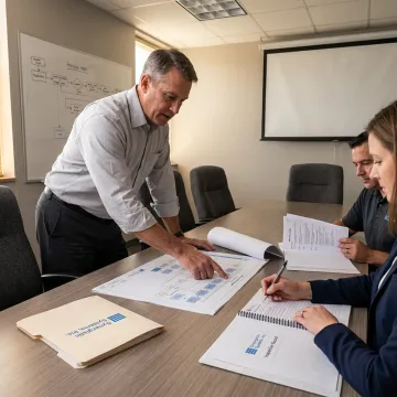 ISO consultant reviewing Clause 8 operations