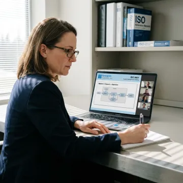 Online ISO 9001 awareness training session