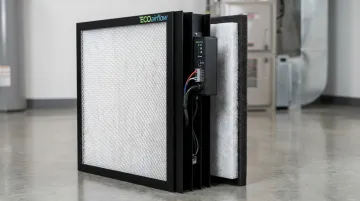 ECOairflow residential electronic polarization filter unit and collector pad components