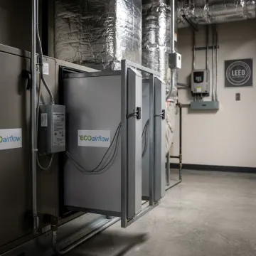 LEED certified green building HVAC filtration