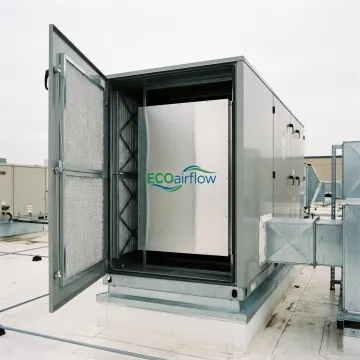 Commercial building HVAC air purification