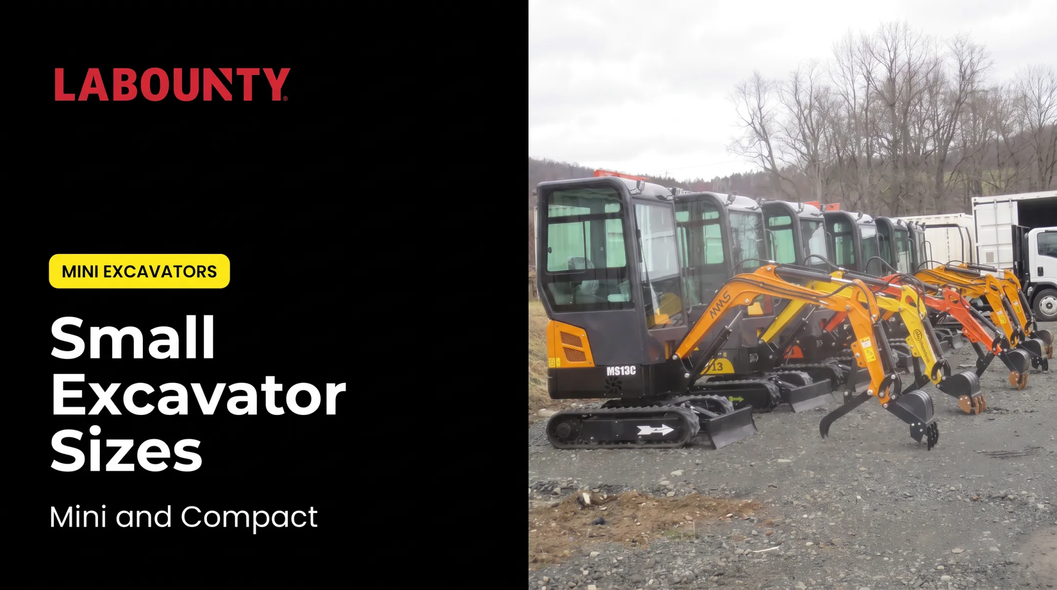 Small Excavator Sizes: Mini and Compact