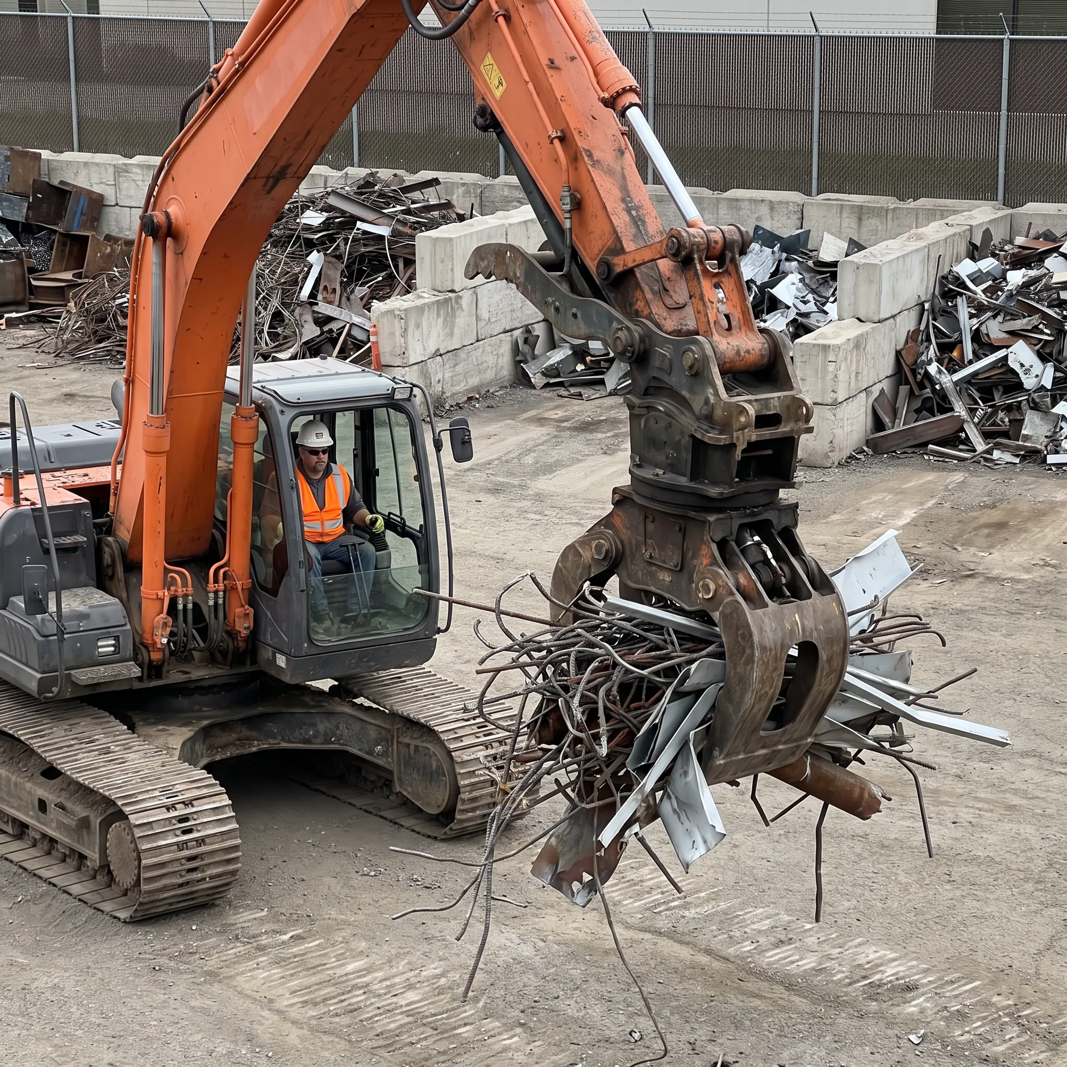 Scrap and metal recycling processors