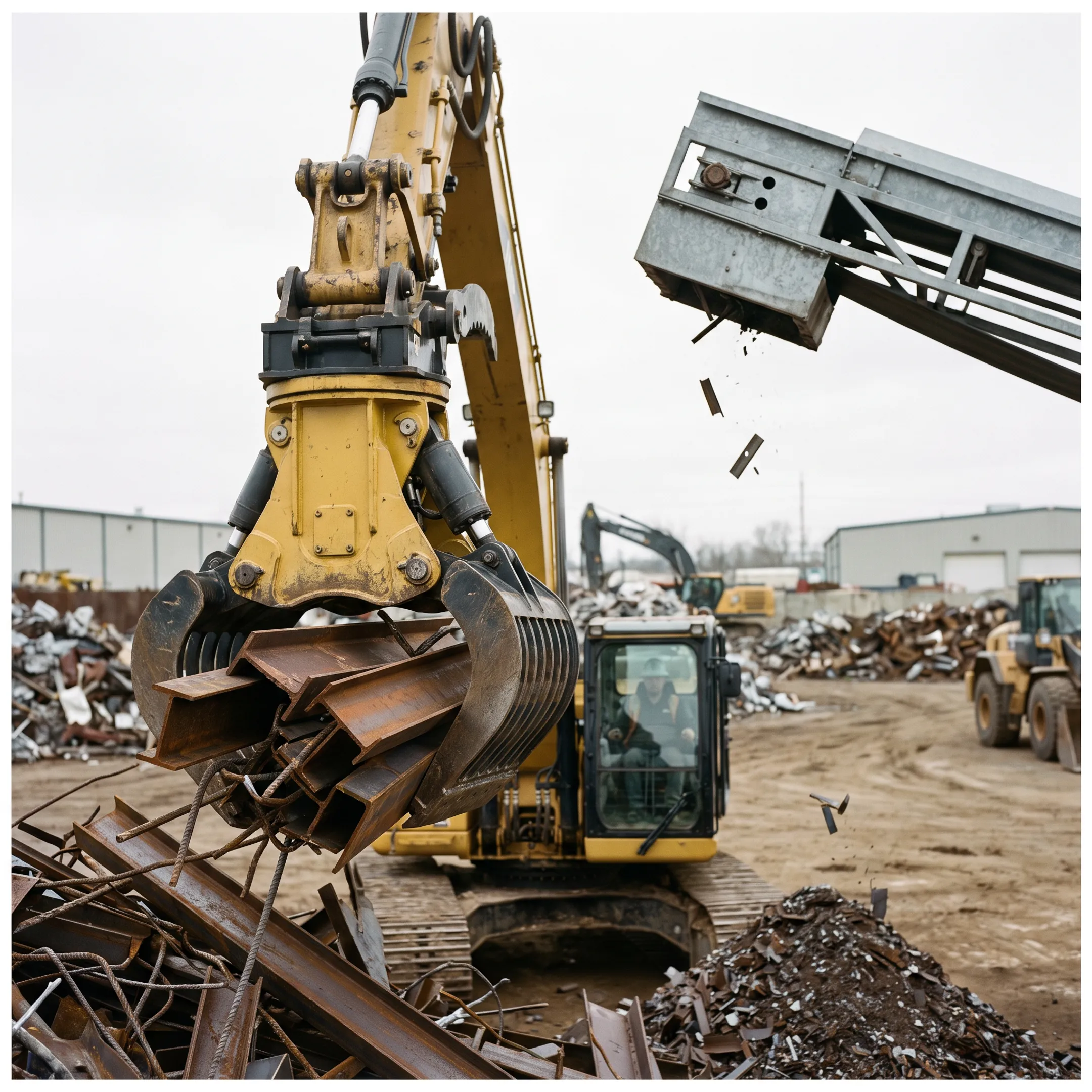 Scrap and metal recycling equipment
