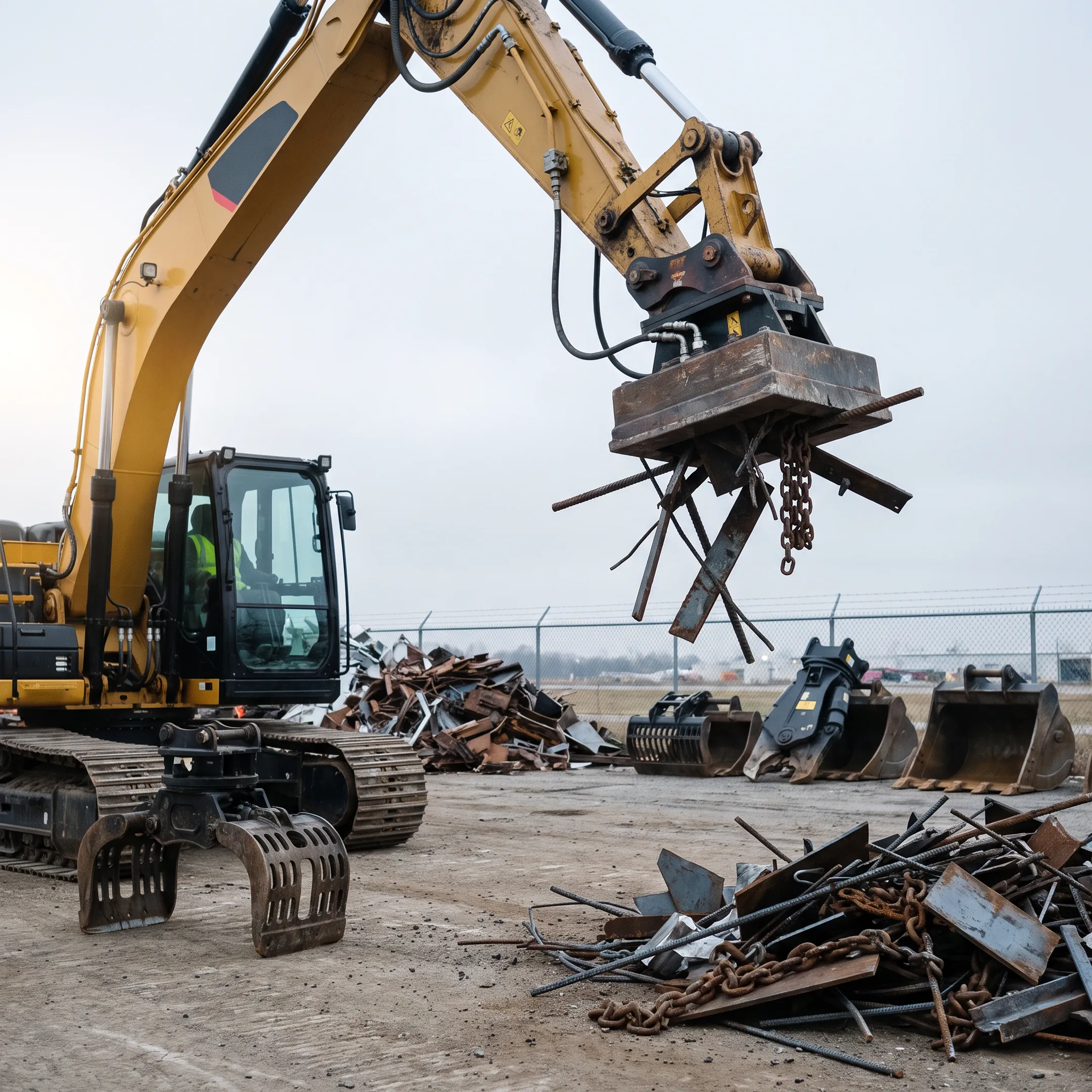 Scrap yards and metal recycling processors
