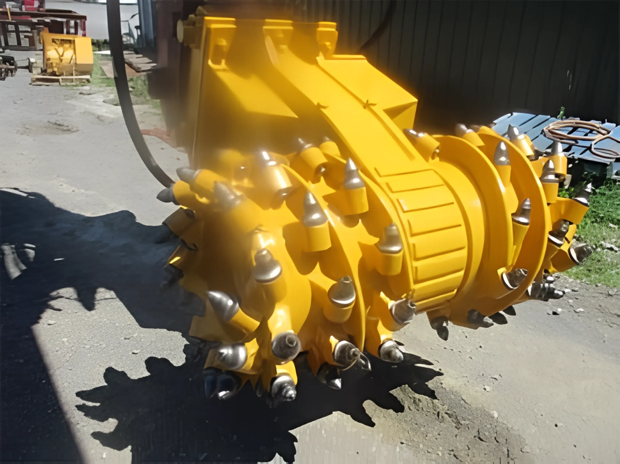 Trencher used for utility installation