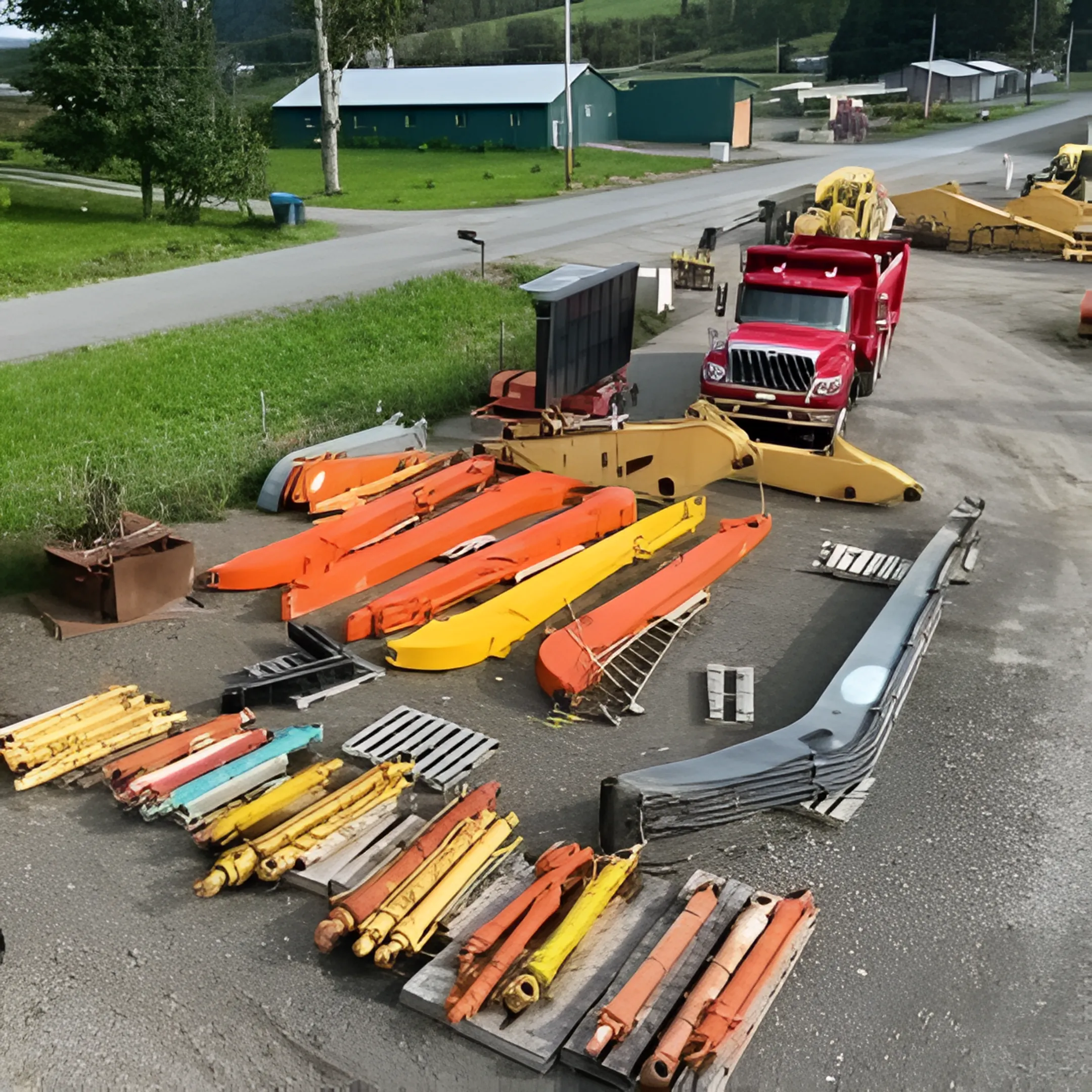 Excavator sticks in equipment inventory
