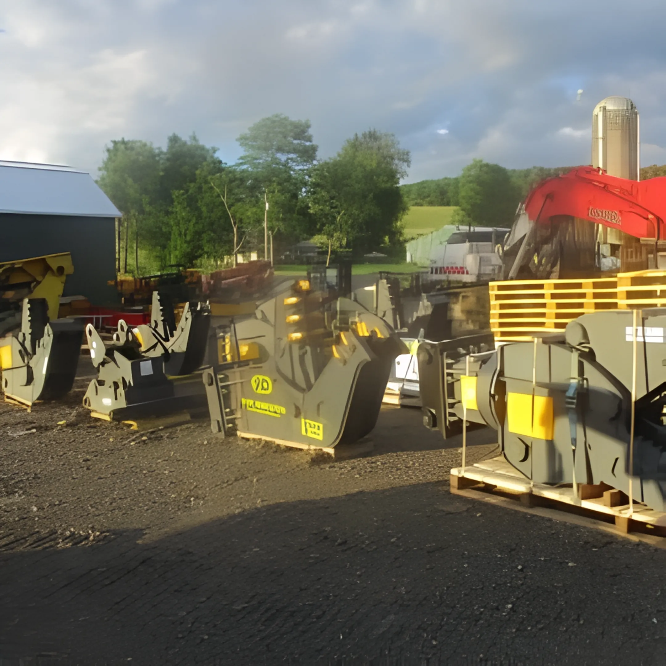 Concrete crushing and aggregate recycling operations