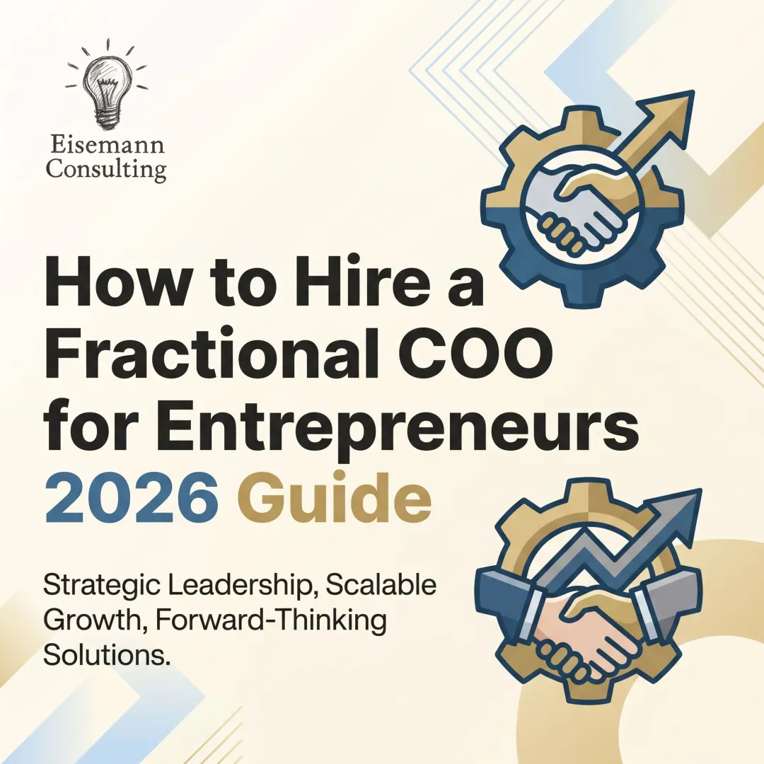 How to Hire a Fractional COO for Entrepreneurs: 2026 Guide