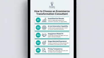 Five criteria for evaluating ecommerce digital transformation consultants before committing