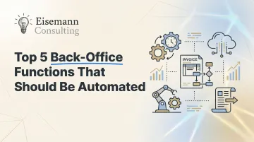 Top 5 Back-Office Functions That Should Be Automated