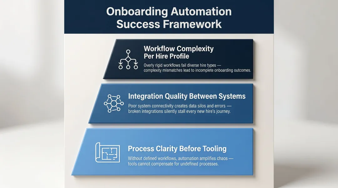 Three critical factors determining onboarding automation success or failure