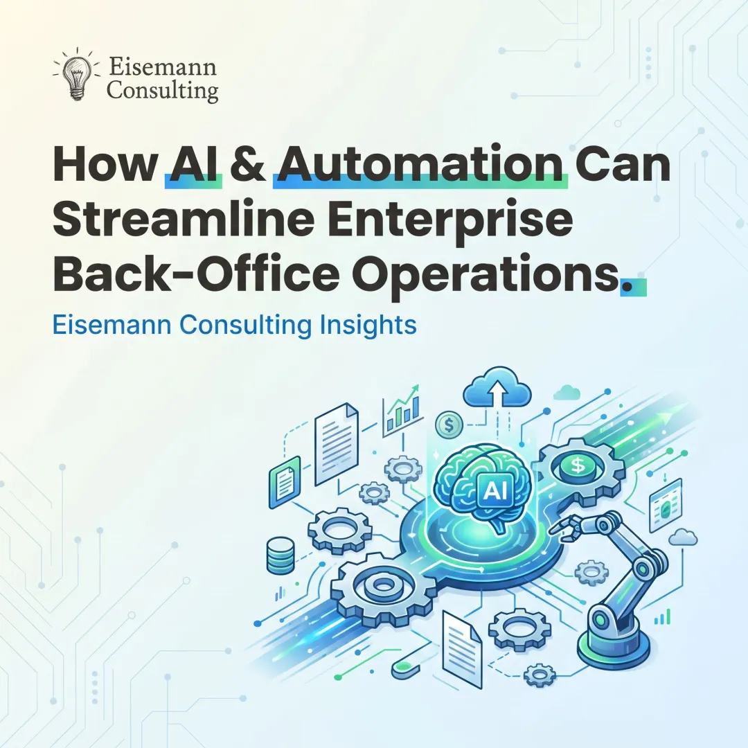 How AI & Automation Can Streamline Enterprise Back-Office Operations