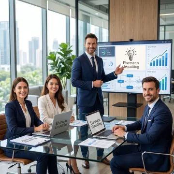 Consultant leading an operations strategy session