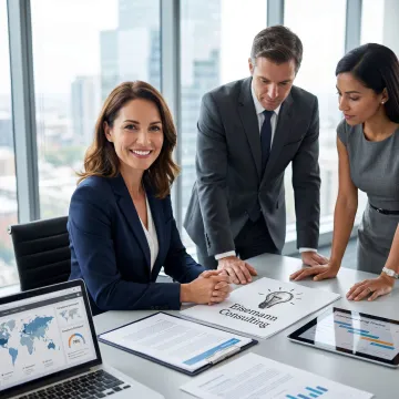 Global mobility consulting meeting for international workforce planning