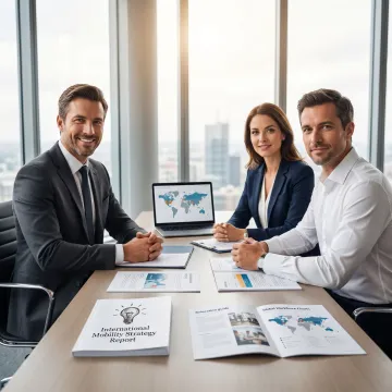 Global mobility consultant advising corporate team