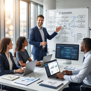 Business automation workflow planning session