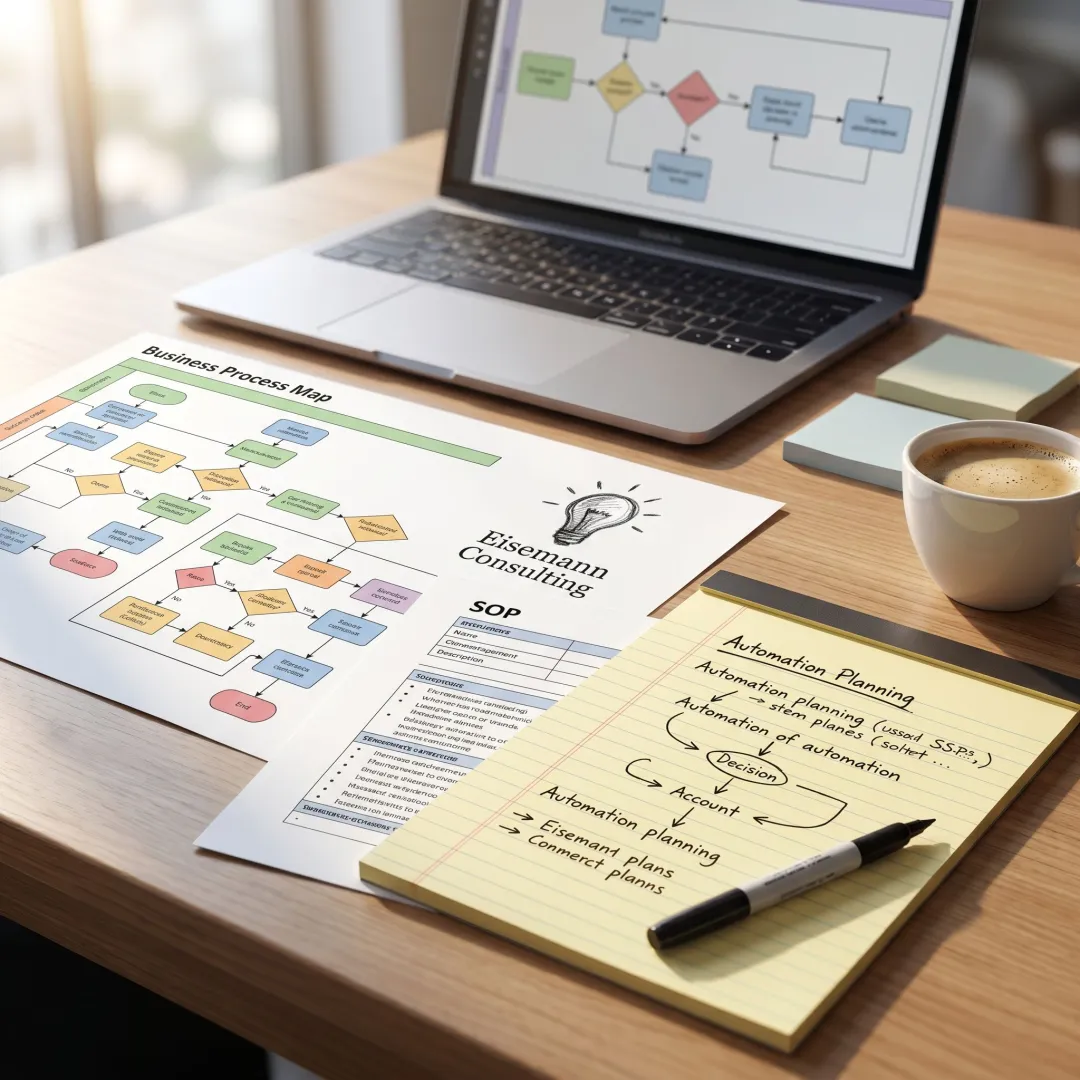 Business workflow maps and SOP documentation
