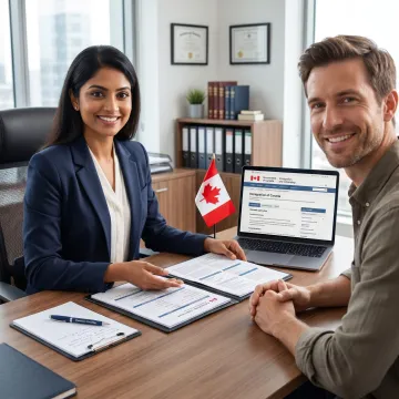 Consultant planning Canadian immigration strategy