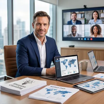 International HR consultant supporting a cross-border workforce project