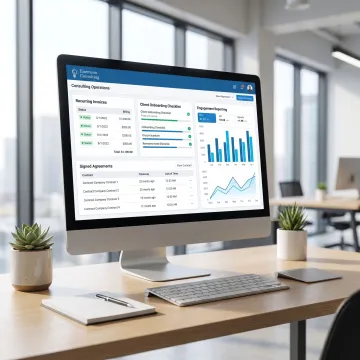 Recurring billing and client workflow software for consultants