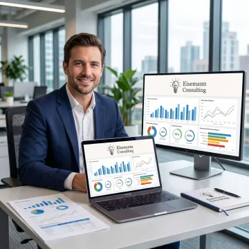 Business analytics dashboard consulting session