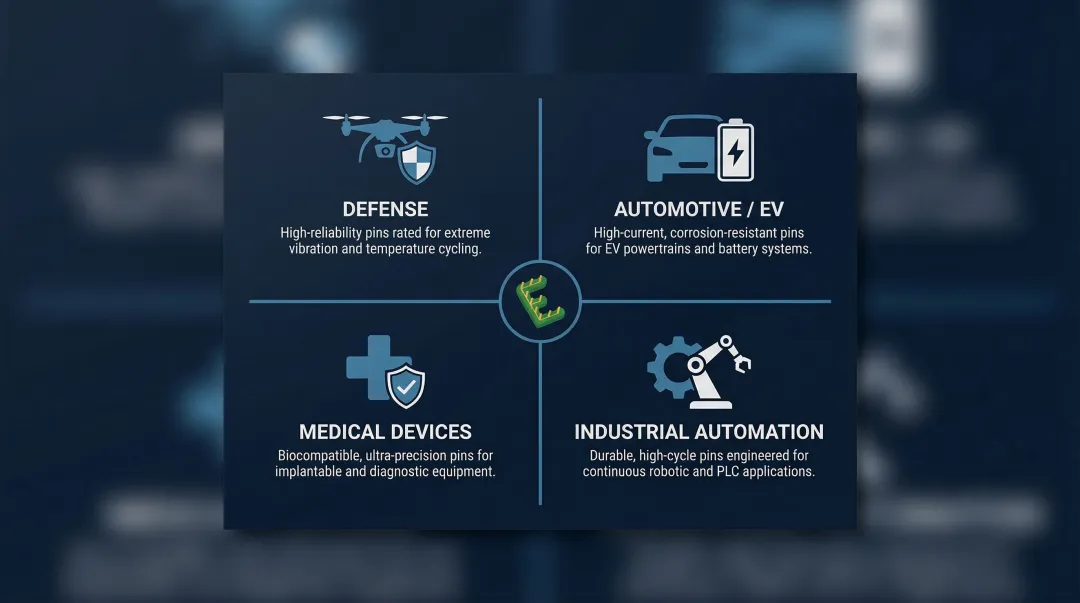 Four key industries driving circular connector pin demand in the US