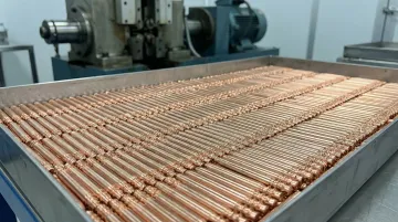 Custom Deutsch contact pins manufactured via automatic die rolling production process