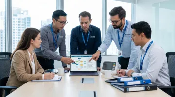 Elexes Medical Consulting team conducting ISO 13485 QMS audit session with client