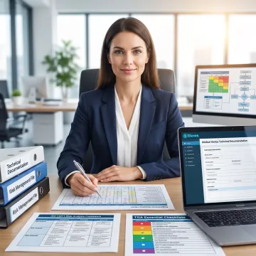 Medical device risk management file alignment work