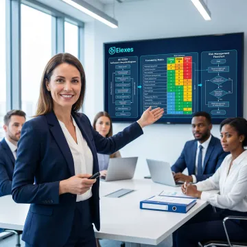 Consultant explaining IEC 62304 software lifecycle requirements