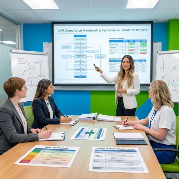 Consultant leading IVDR compliance training