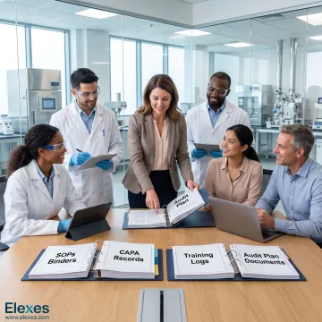 Biotech QMS documentation and quality review process