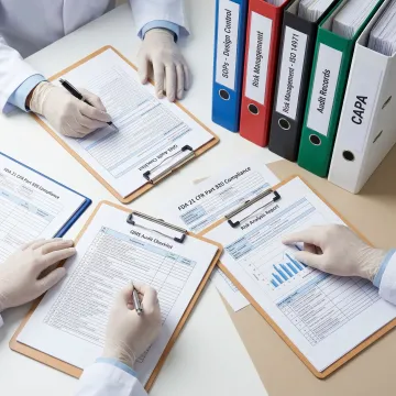Quality management system documentation review for medical devices