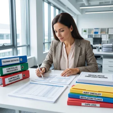 Training records and document control review