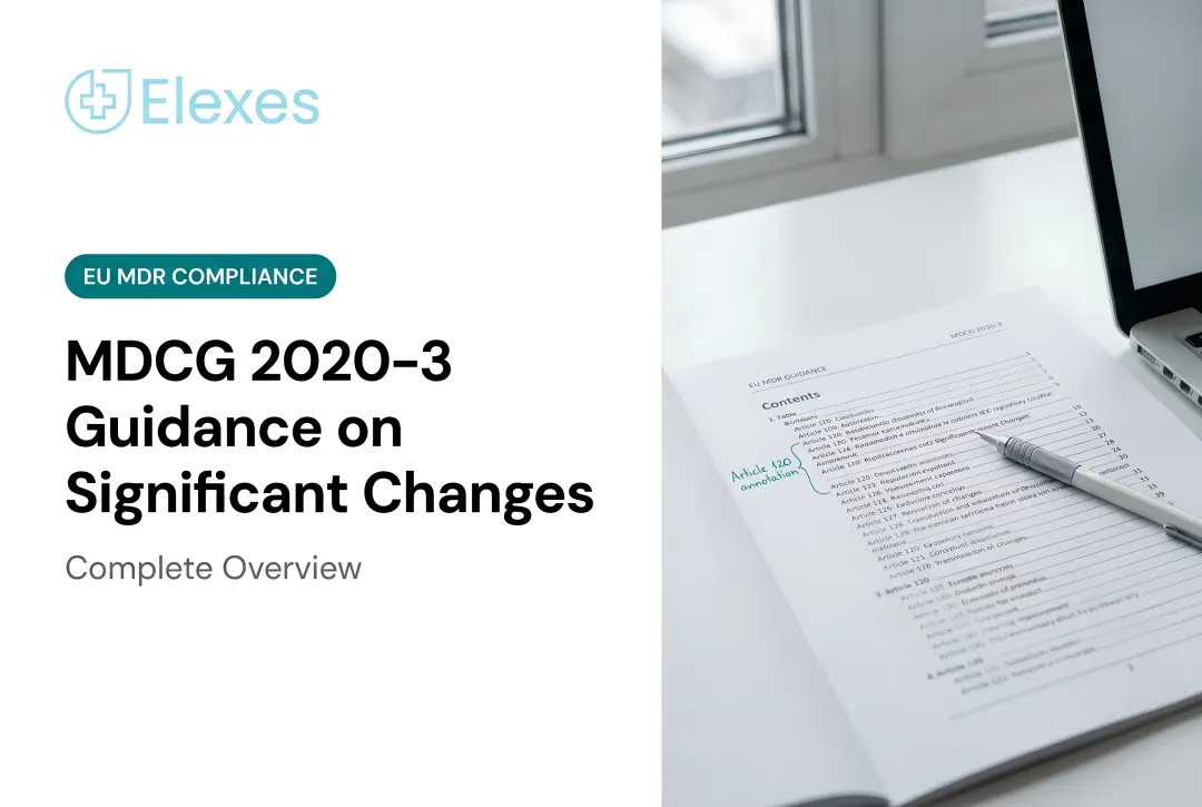 MDCG 2020-3 Guidance on Significant Changes — Complete Overview