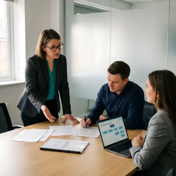 Consultant leading IVDR compliance training