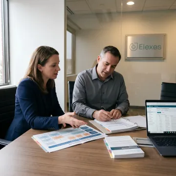Life science strategy meeting with regulatory documentation
