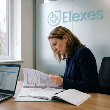 Consultant reviewing TGA submission package
