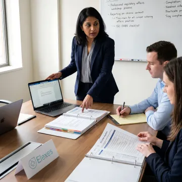 Consultant leading ISO 13485 quality management training